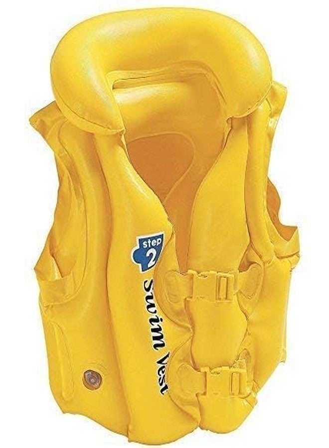 PRISO Swimming Pool Jacket Pool Inflatable Floating Jacket for Kids Boys and Girls Pool Accessories Swim Pool Baby Safety Adjustable Jacket - Multicolor. - Image 1